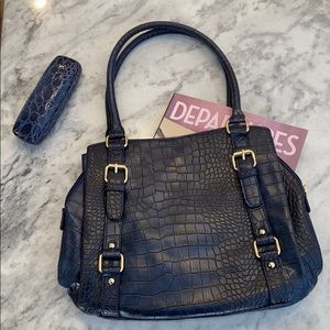 Dark Blue Vegan Purse